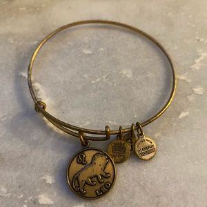 Alex and Ani Leo Gold Adjustable Bracelet
